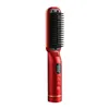 Peigne à lisser les cheveux sans fil, 4000mAh, avec affichage LED, brosse à lisser, appareil de coiffure, pince à cheveux, 240119