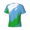 Men's T-Shirts Custom Name Nunber Djibouti Flag Color Men Tight Sports T-shirt Women Tees jersey For Soccer Football Fans