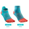 3 paires AONIJIE E4801 E4802 Ultra Run coupe basse athlétique cinq orteils chaussettes quart de chaussettes Toesocks pour courir Marathon Race Trail 240119