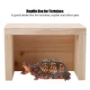Wystrój 17.5 * 11,5 * 10 cm drewniany Edure Eptile Gad żółwia