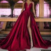 Casual Dresses Elegant Wedding Dress Chic Women Luxury Gowns Fold Party Spring Summer Off Shoulder High Split In Special Occasion