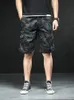 Multi-Pocket Cargo Shorts Mens Summer Loose Pants Large Size Fashion Casual Sports Cotton Camo Short Plus Size S-6XL 240124