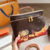 make-up tas designer tas 3 grootte Vintage mooie bb ijdelheid luxe Womens designer bakken handtas wash pouch tassen heren portemonnee Lederen toilettas Schouder clutch cosmetische Tas