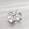 Skull Street Titanium Steel Band Ring Fashion Par Party Wedding Men and Women Jewelry Punk Rings Gift2815