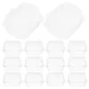 Take Out Containers 50 Pcs Cake Box Plastic Cupcake Biscuit Small Boxes Treat For Desserts