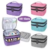 Sacs de rangement Double couche Vernis à ongles Organisateur Sac Masque Porte-cosmétiques Huile essentielle Parfum Manucure Outils Sac à main Boîte de transport 298L