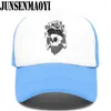 Bollmössor vuxna barn barn hip-hop trucker cap ungdom roligt skelett oförskämt hiphop hiphop street kultur cool skallar sommarnät