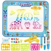 100 × 80 سم سحرية السحرية الرسم ملونة ملونة مع الأقلام مع أقلام ألعاب Montessori لوحة التعليمية للأطفال 240124