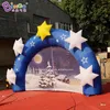 wholesale Personnalisé 5x3mH 16.4x10ft publicité étoiles gonflables arhces entrée porte cintrée exploser arcade pour fête événement décoration jouets sport