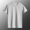 T-shirt da uomo Casual T-shirt a maniche corte estive per uomo Baggy traspirante O-Collo Tinta unita Tee Tops Uomo Pullover T-shirt Abbigliamento