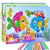 26 pièces jouets éducatifs d'apprentissage de dessin enfants ensemble peinture à gratter sable diamant autocollants pour enfant 240124