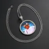 Collier Hot personnalisé photo grande taille pendentif rond Collier personnalité