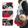 Przewoźnik PET Puppy Noszyjnik na zewnątrz torba na ramię z piesem na ramię Mesh Oxford Pet Puppy Noszyjnik Torebka Komfort Travel Tote Bag na ramię