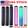 USA STOCK 1ml Disposable Vape Pen Stemless Postless Pod Snap in Lock Tips Carts E-cigarette Thick Oil Empty Rechargeable 280mah Battery Ceramic Coil Vaporizer D9 Pens