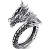 Andra modetillbehör Domineering Dragon Head Selfdefense Ring Female Male Finger Blade Tiger Wolf Designering Designer Gift To DH1GH