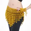 Scen Wear Hand-Hooked Pärled Tassel Fringe Dancing Belt för Belly Dance Bellydance Midjekedjan Costumes Accessories