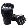 1Pair Thick Boxing Gloves MMA Gloves Half Finger Punching Bag Kickboxing Muay Thai Mitts Professional Boxing Training Equipment 240122