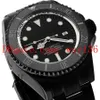 Topkwaliteit 44 mm heren vrijetijdshorloge Sea-Dweller 116660 zwart keramiek in DLC PVD saffierbeweging automatisch herenpolshorlogee287f