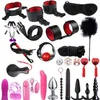 Erwachsene Spielzeug Sex Spielzeug Peitsche Gag Schwanz Plug Frauen Sex Zubehör Exotische Sex Produkte Für Erwachsene Spiele Leder Bondage BDSM Kits Handschellen