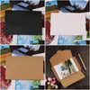 Gift Wrap 4X6 Inch Balck Cardboard P O Packaging Box Kraft Postcard Envelope Package Case H1231 Drop Delivery Home Garden Festive Pa Dhd4I