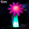 groothandel Gepersonaliseerde kunstmatige opblaasbare bloemen met verlichting speelgoed sport inflatie planten ballonmodellen voor feestevenement winkelcentrum decoratie