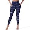 Aktive Hose Lila Silber Wimpern Yoga Blau Evil Eye Gym Leggings Push Up Stretch Sport Strumpfhose Ästhetisch bedruckte Legging Geschenk