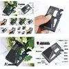 Other Fashion Accessories Large Edc Knife Card Mtifunction Cam Tool 14 Function Rope Wrap S62D Drop Delivery Dhneo