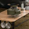 Meble obozowe stół kempingowy składany stolik kompaktowy aluminium składane plażę przenośne wielofunkcyjne