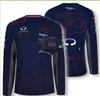 Cycle Racing Vêtements F1 T-shirt T-shirt Summer Summer à manches à manches longues avec le même logo