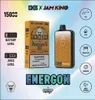Jam King Cks Puff 15000 AB Depo Tek Kullanımlık Vape Puf Bar puf 16K 24ml Önceden Dolandırılmış USB-C Şarj E Ekran 2% 3% 5% 650mAh şarj edilebilir meyve suyu aroması