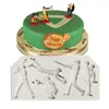 Bakning Mögel Sport basebollgolffotboll Rugby Football Fondant Cake Molds Chocolate Mold For the Kitchen Decoration Tool