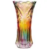 Vase à fleurs en verre cristal arc-en-ciel, Pot décoratif pour plantes, décoration de Table pour dîner de noël et d'automne, Vases281d