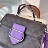 ÜCRETSİZ Nakliye Lüks Grace Tasarımcı Çanta Morgan Tasarımcıları Crossbody Tapa Çantaları Vintage Metal Logo Düz omuz Çantası Yumuşak Deri Hasp Vintage Çanta CE569