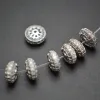 Perline 5x9mm Pavimentato Zircone Piatto Rotondo Rondelle Forma Distanziatore Perline Sfuse Risultati Dei Gioielli Fai Da Te 10pc Pet Lotto