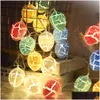 Party Decoration 10 LED Easter Eggs Light String USB/BATTERY POWERED Fairy Lights Home Tree Decor Lamps Festival Indoor Outdoor Orna Dhuy6