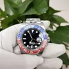 -selling BP 2813 Movement 126710 With red and blue Cerachrom ceramic 24-hour scale bezel 40MM Black Dial Automatic Mens Watch 200I