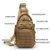 Wandeltassen Militaire Tactische Schoudertas Sling Rugzak 900D Oxford Heren Outdoor Borsttas Klimmen Kamperen Vissen Trekking Molle Legertas YQ240129