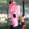 Atividades ao ar livre astronauta inflável gigante de 8m 26 pés de altura com luz led grande publicidade astronauta desenho animado para venda