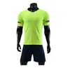 T-shirts pour hommes Hommes manches courtes maillot de football rouge ensemble uniforme de football adulte enfants chemise de football garçon bleu maillots de sport numéro de nom personnalisé