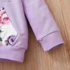 Kleidungssets 0–24 Monate Neugeborene Mädchen mit Kapuze Kleidung Outfits Casual Langarm Sweatshrts Tops Hosen Stirnband 3-teiliges Frühlings-Herbst-Baby-Set für Mädchen