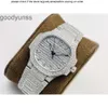 Patek-Phillippe Montre 35,2 mm De Gr-7118 Luxe Diamantbesetzte Uhr Kal. 324 s Automatikuhr mit mechanischem Uhrwerk Damenuhr mit Faltschließe