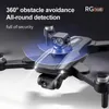 Drones New RG108 RC Drone 360 Obstacle Avoidance HD Dual Camera Aerial Photography Brushless GPS Low Power Return Four Axis Aircraft YQ240129