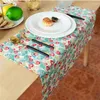 Serviette de Table en coton à motif de fleurs pastorale, 1 pièce, 40x60cm, pour la cuisine de la maison, torchon de thé, décor de fête