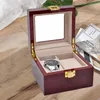 Jewelry Pouches Wood Storage Watch Boxes 2 Slots Watches Display Box Case Organizer Holder Promotion