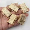 Necklaces APDGG 5 Pcs Jewelry Findings 7 Strands Rectangle Clasps Gold Plated For Pearl Bracelets Necklaces Making DIY Craft Accessories