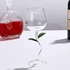 Verres à vin Rose fleur gobelet ménage pour la saint-valentin mignon fête faveurs maison cuisine créatif jus verre vacances