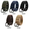 Cintos Marca Design Cowboy Calças Casuais Senhoras Vestido Strap Weave Cintura Banda Pin Buckle Cintura Nylon Lona Cinto Trançado