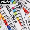 Suprimentos 10/20/30/40 cores 20ml tubo pebeo profissional óleo cores pintura para artista desenho pintura acrílica cor arte suprimentos arte do prego