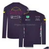 Мотоциклетная одежда Forma 1 Team Driver Футболка 2022 F1 Гоночный костюм Футболки с длинным рукавом Автоспорт Летняя дышащая футболка с круглым вырезом Dh2A7