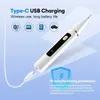 Ultrasonic Electric Tooth Cleaner Kit: LED Light Plack Remover för tänderfärg, tarter, kalkylavlägsnande - 3 lägen, 2 rengöringshuvuden, bärbar laddningsbar för hem